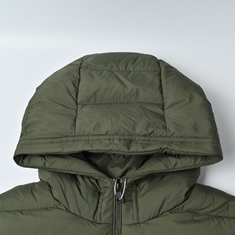 Moncler Olive Green Puffer Down Jacket view