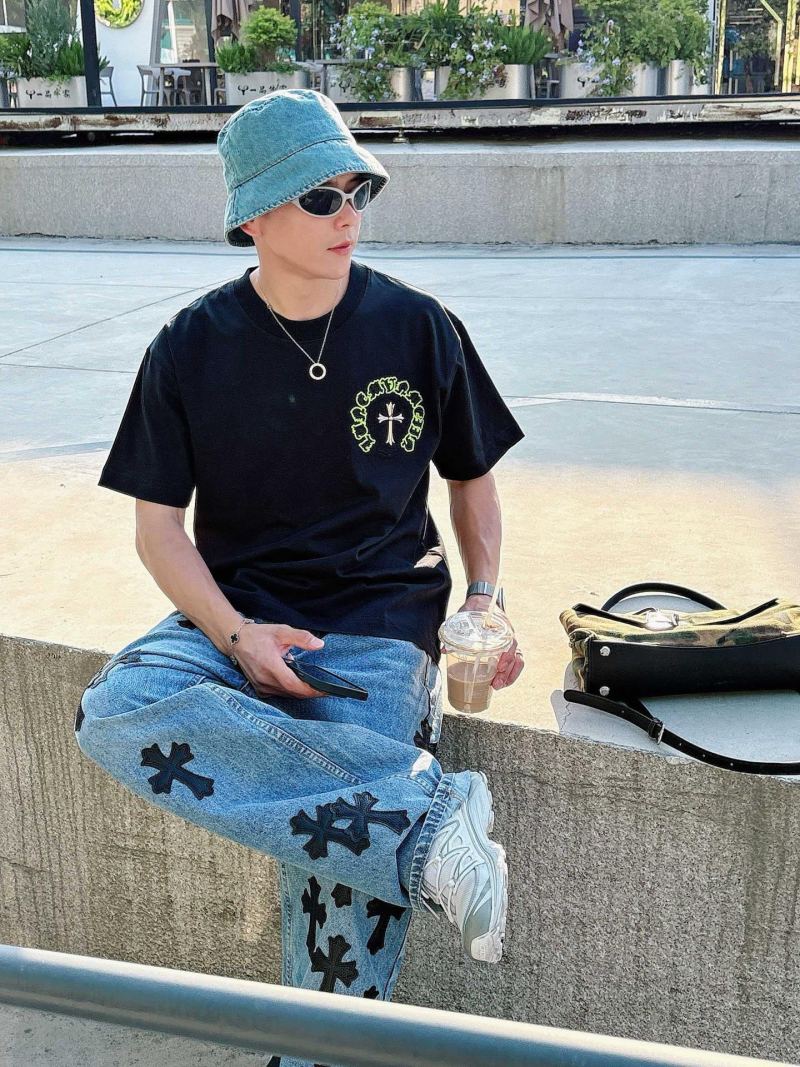 Chrome Hearts Black Cross Logo T-Shirt view
