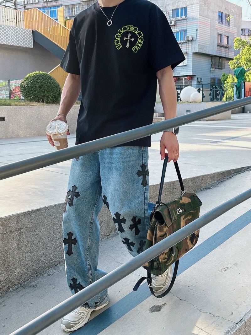 Chrome Hearts Black Cross Logo T-Shirt view