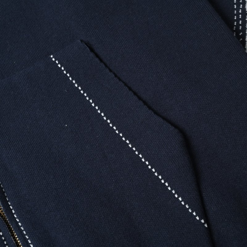 Louis Vuitton Navy Zip Hoodie Jacket with LV Monogram view