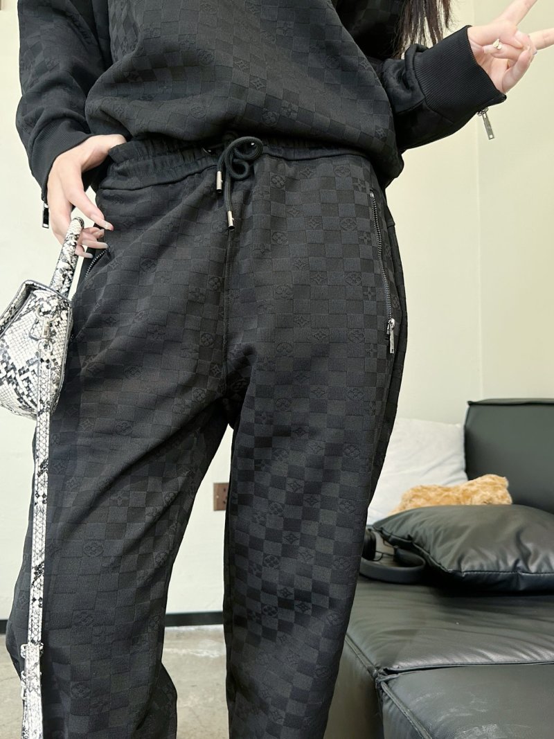 Gucci GG Monogram Black Jogger Pants view