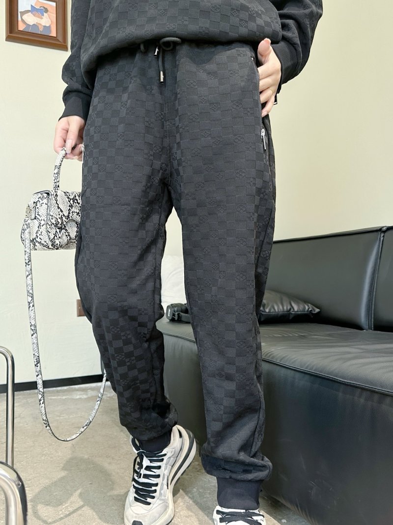 Gucci GG Monogram Black Jogger Pants view