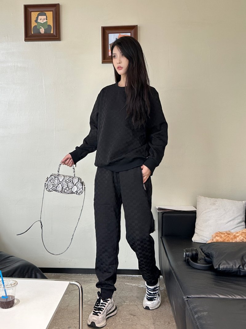 Gucci GG Monogram Black Jogger Pants view