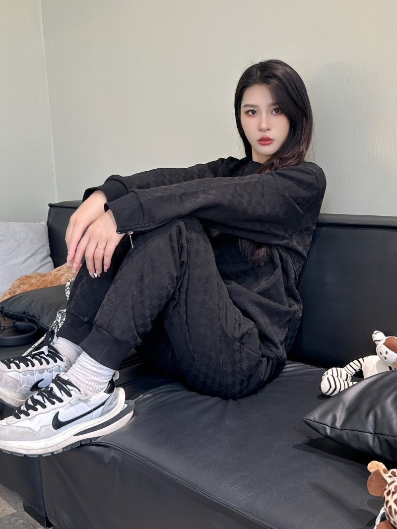 Gucci GG Monogram Black Jogger Pants view