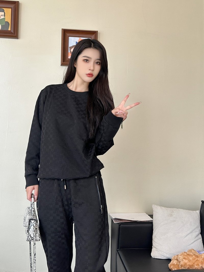 Gucci GG Monogram Black Jogger Pants view