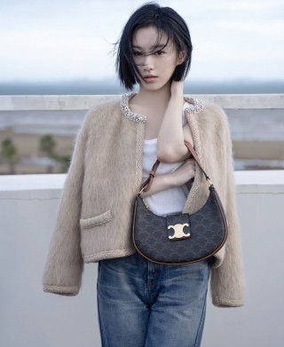 Celine Ava Underarm Bag Black