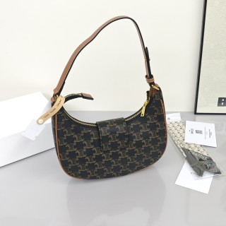 Celine Ava Underarm Bag Black view 3