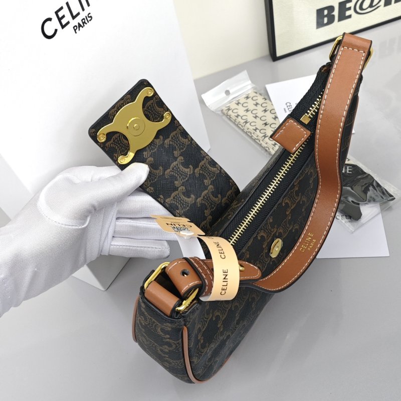 Celine Ava Underarm Bag Black view