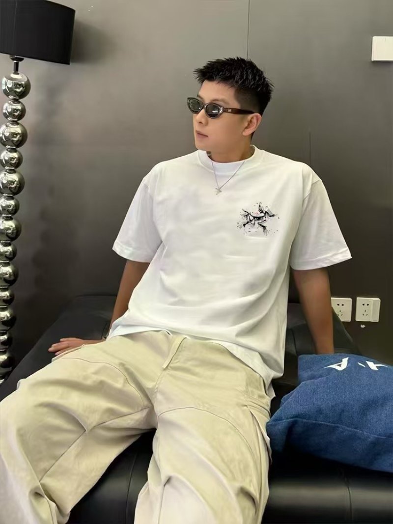 Arc'teryx Skeleton Bird Logo T-Shirt White view