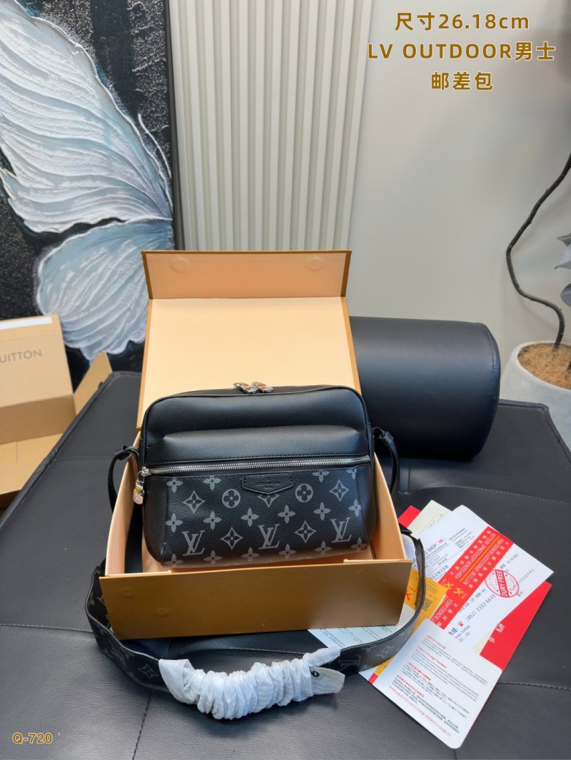 LV Outdoor Messenger Bag Black Monogram