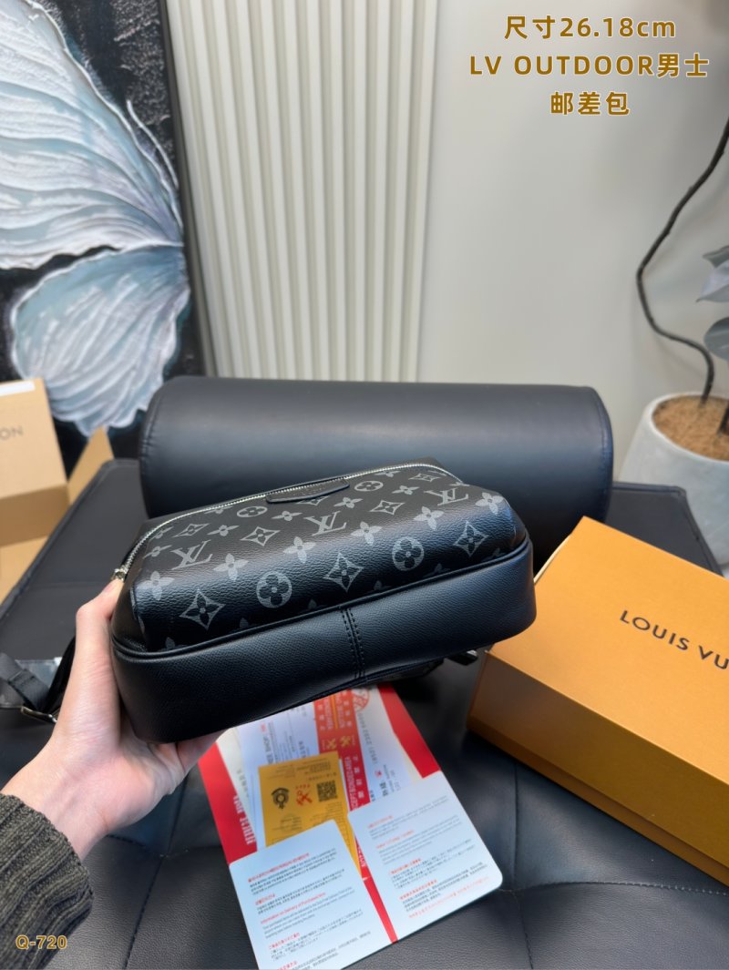 LV Outdoor Messenger Bag Black Monogram view