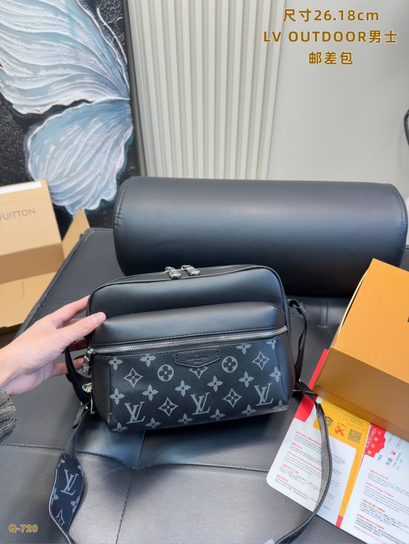 LV Outdoor Messenger Bag Black Monogram view