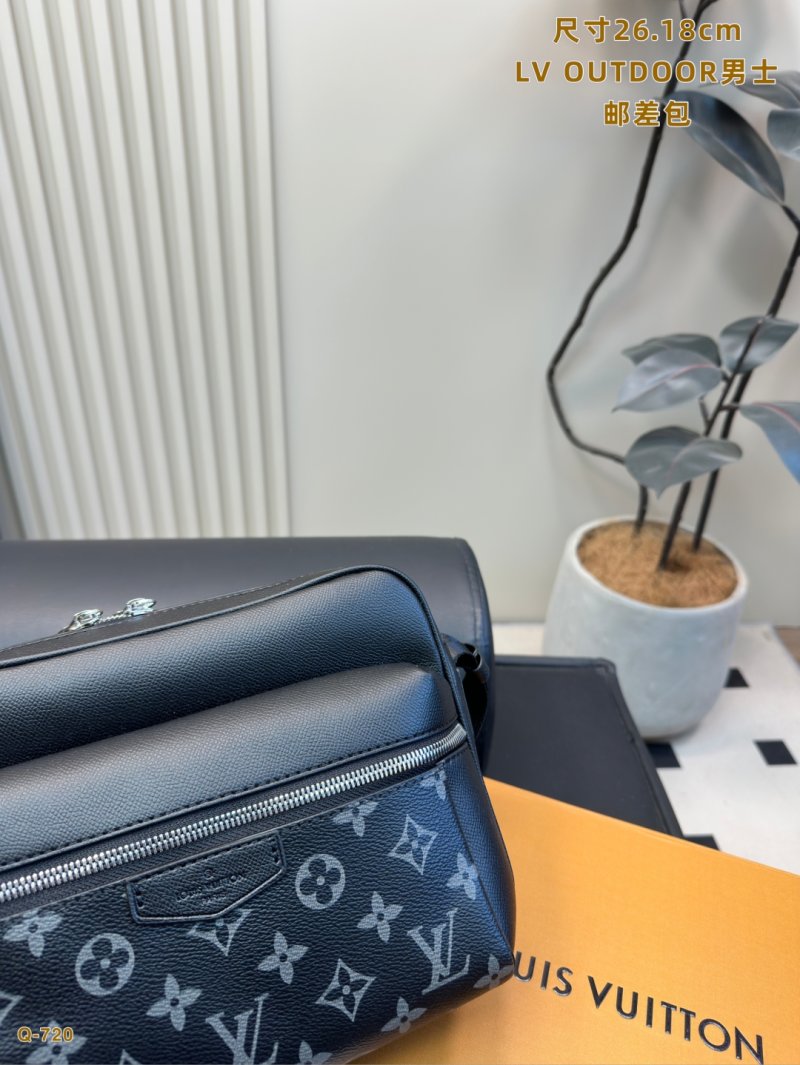 LV Outdoor Messenger Bag Black Monogram view