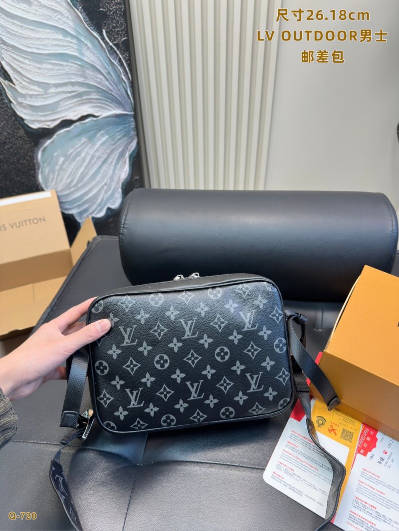 LV Outdoor Messenger Bag Black Monogram view