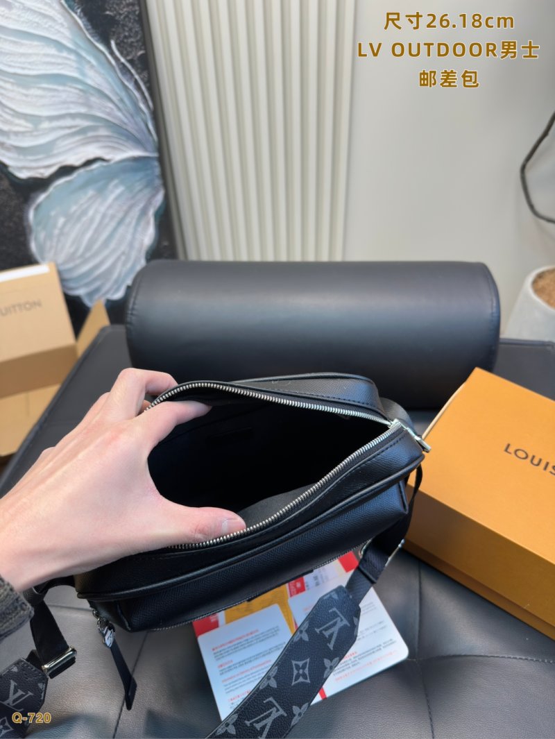 LV Outdoor Messenger Bag Black Monogram view