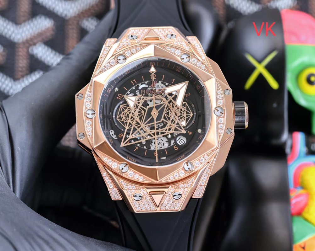Hublot Big Bang 45mm Rose Gold Skeleton Watch