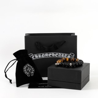 Chrome Hearts Vintage Beaded Bracelet - Tiger Eye & Black Onyx view 2