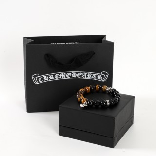 Chrome Hearts Vintage Beaded Bracelet - Tiger Eye & Black Onyx view 3