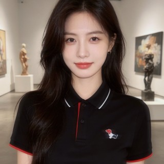Thom Browne Dachshund Logo Polo Shirt Black view 9