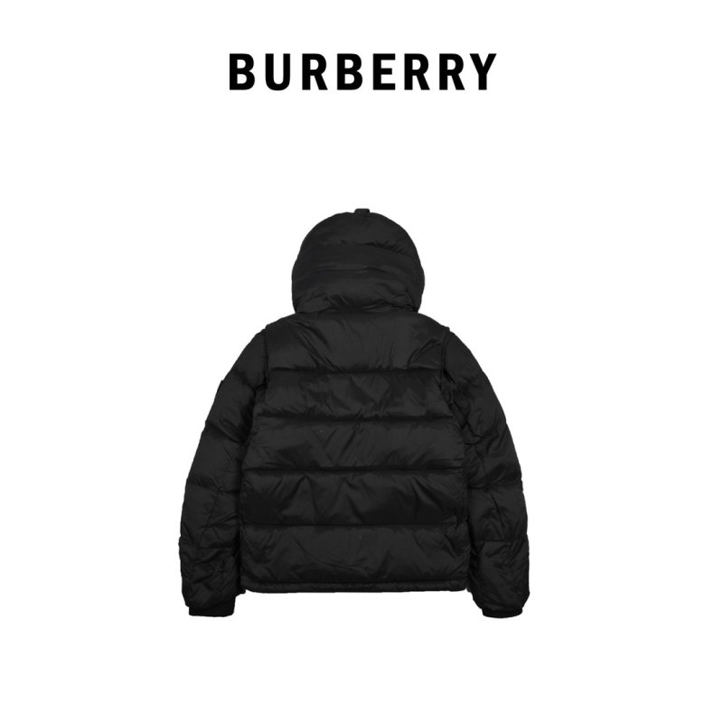 Black Oversized Puffer Down Jacket with Hood view