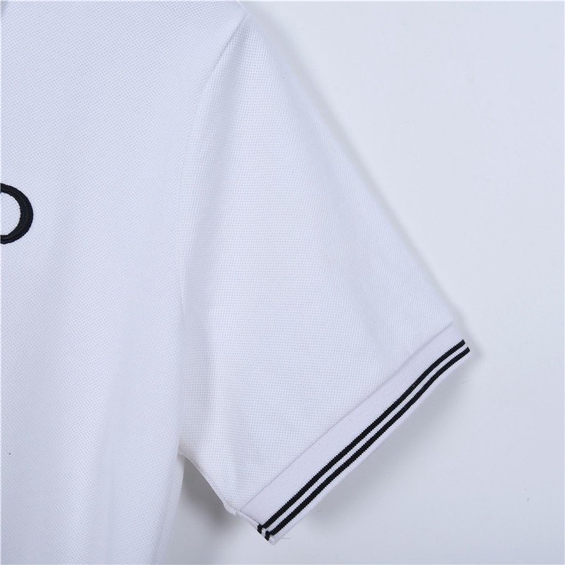 Dior CD Logo White Polo Shirt view