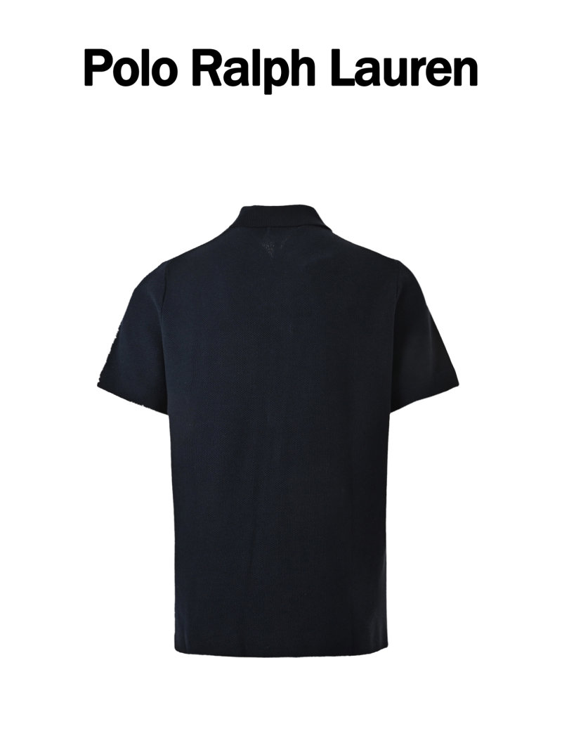 Navy Short Sleeve Polo Shirt view