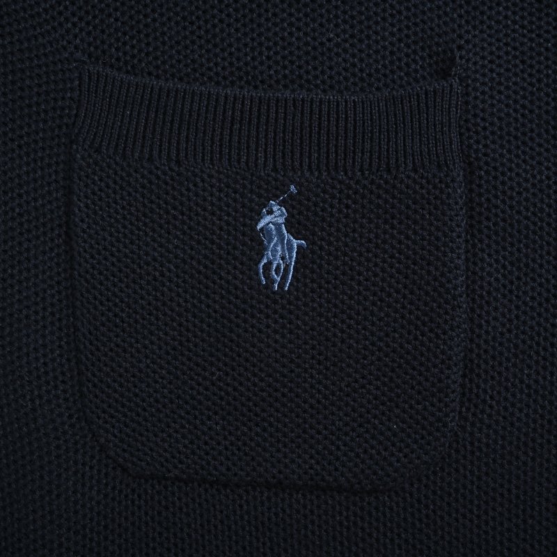 Navy Short Sleeve Polo Shirt view