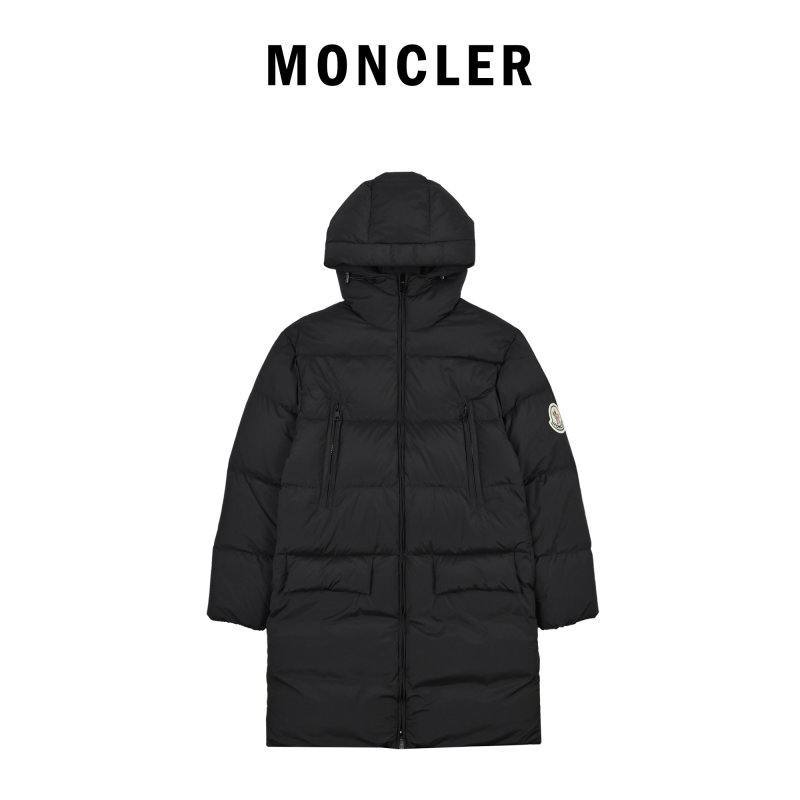 Black Puffy Down Jacket Oversized Fit view
