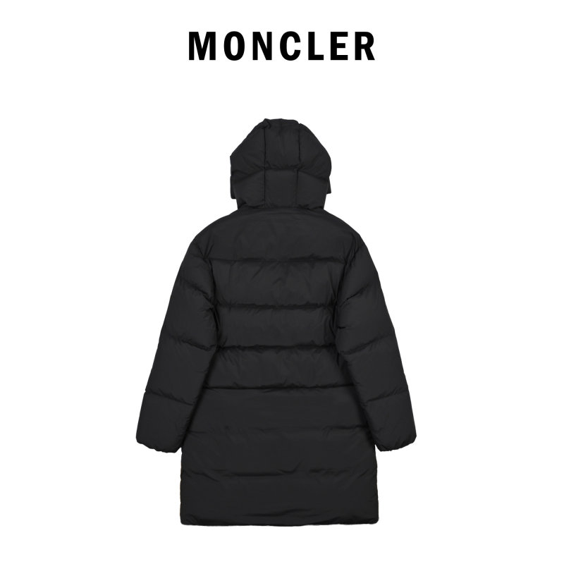 Black Puffy Down Jacket Oversized Fit view