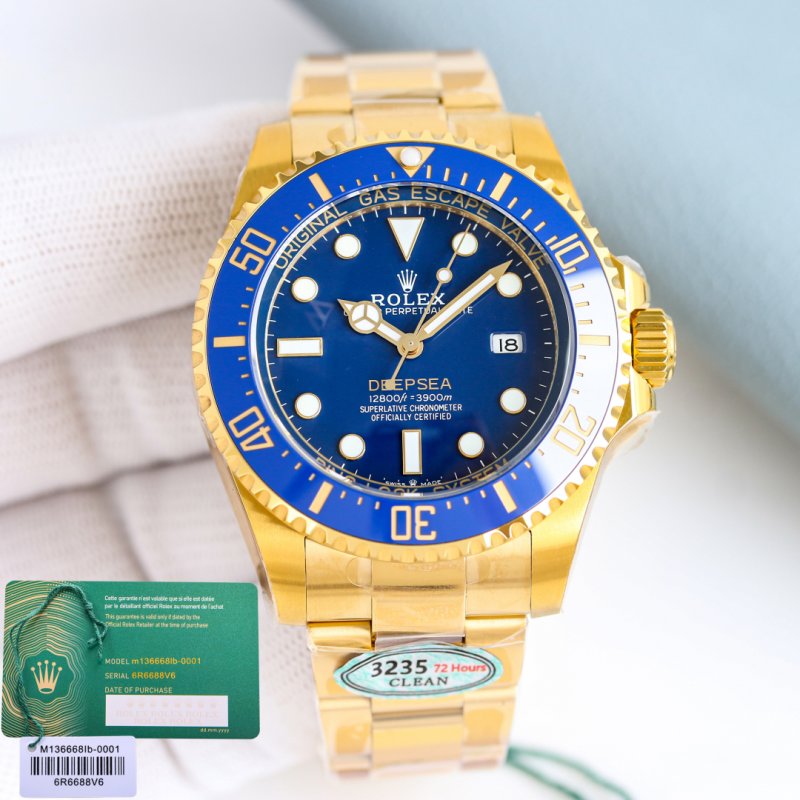 Rolex Deepsea Challenge 44mm Gold Blue Dial Automatic Watch view