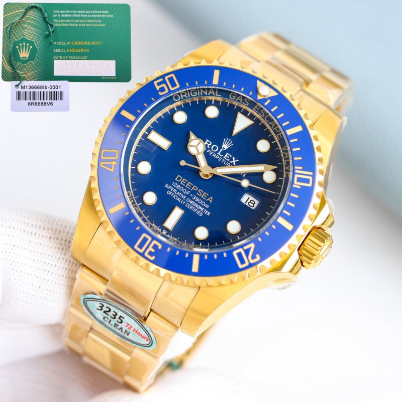 Rolex Deepsea Challenge 44mm Gold Blue Dial Automatic Watch view