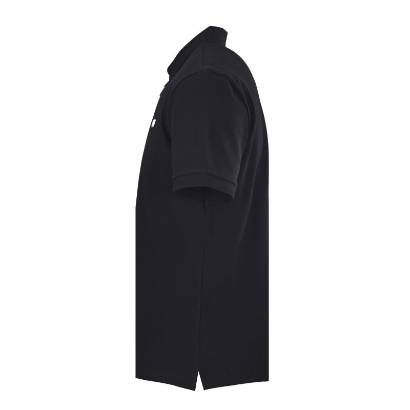 Black Short Sleeve Zip T-Shirt view