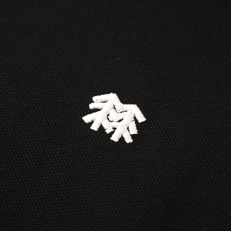 Black Short Sleeve Zip T-Shirt view