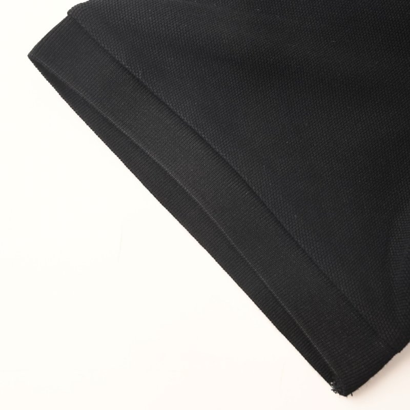 Black Short Sleeve Zip T-Shirt view