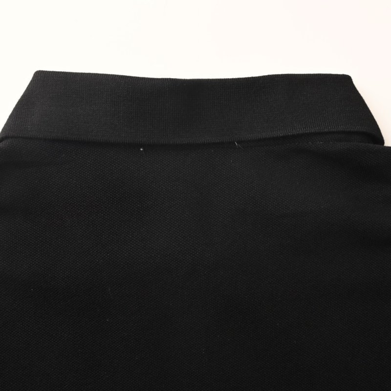 Black Short Sleeve Zip T-Shirt view