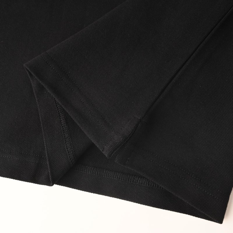 Black Short Sleeve Zip T-Shirt view