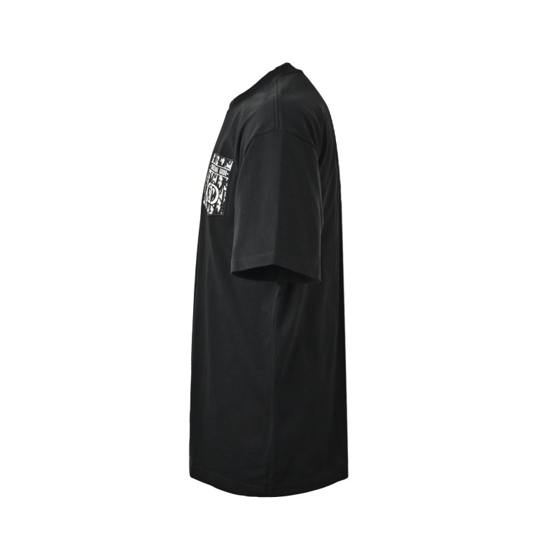 Black Graphic Print Short Sleeve T-Shirt view