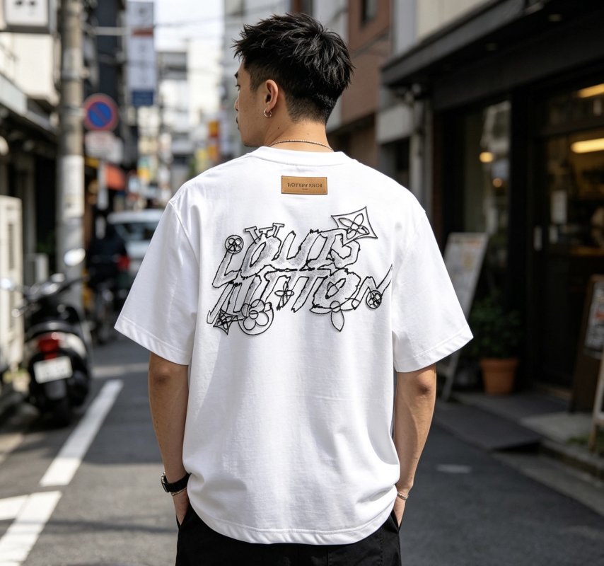 Louis Vuitton White Logo T-Shirt view