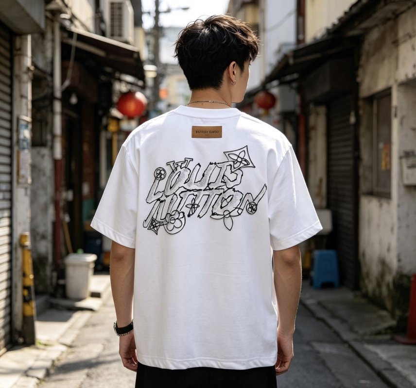 Louis Vuitton White Logo T-Shirt view