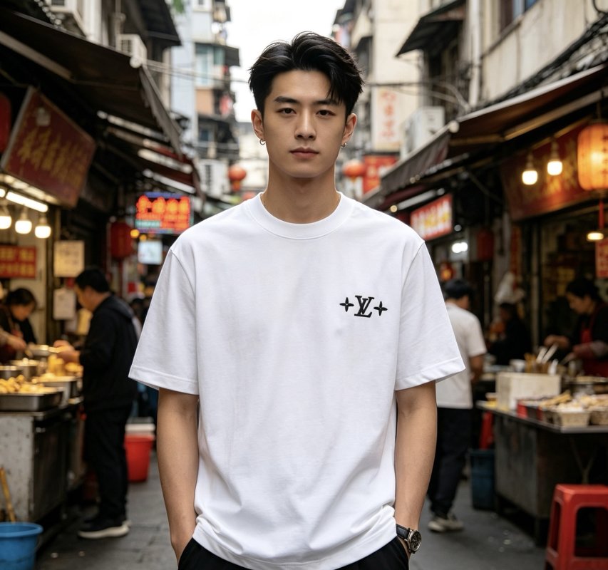 Louis Vuitton White Logo T-Shirt view