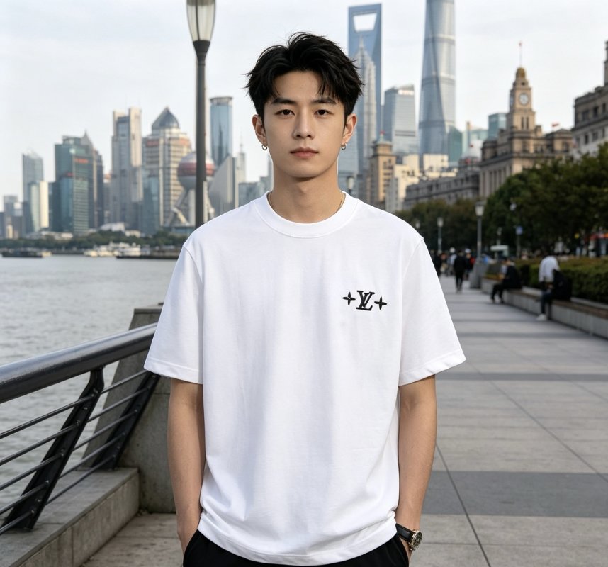 Louis Vuitton White Logo T-Shirt view