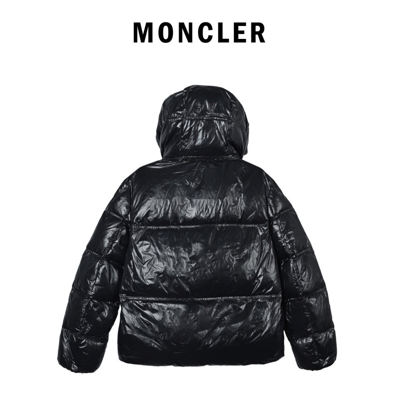 Black Puffer Down Jacket – Oversized Quilted Winter Coat view