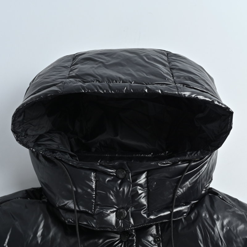 Black Puffer Down Jacket – Oversized Quilted Winter Coat view