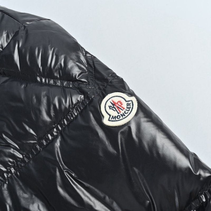 Black Puffer Down Jacket – Oversized Quilted Winter Coat view