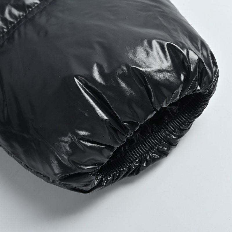 Black Puffer Down Jacket – Oversized Quilted Winter Coat view