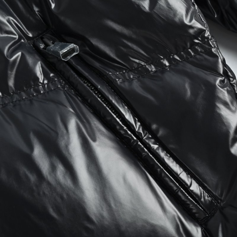 Black Puffer Down Jacket – Oversized Quilted Winter Coat view