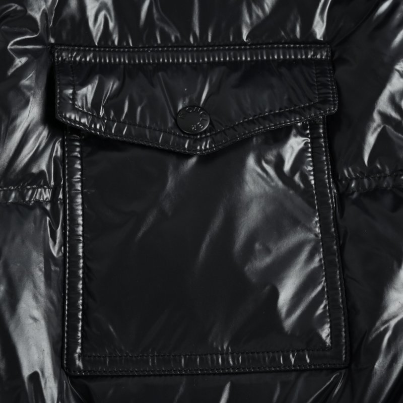 Black Puffer Down Jacket – Oversized Quilted Winter Coat view