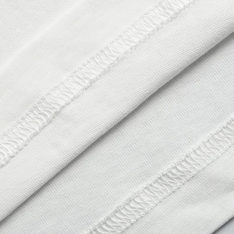 Burberry White T-Shirt with Blue EKD Logo view