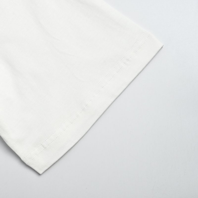 Burberry White T-Shirt with Blue EKD Logo view