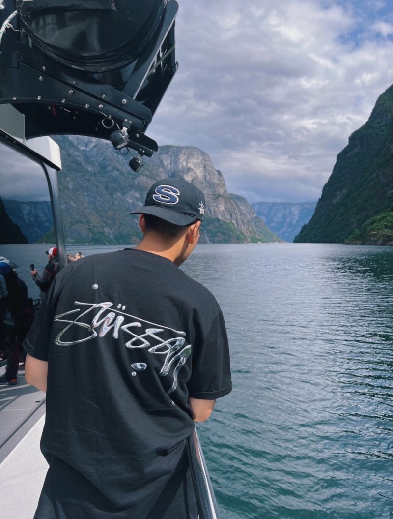 Stüssy Logo Black T-Shirt view